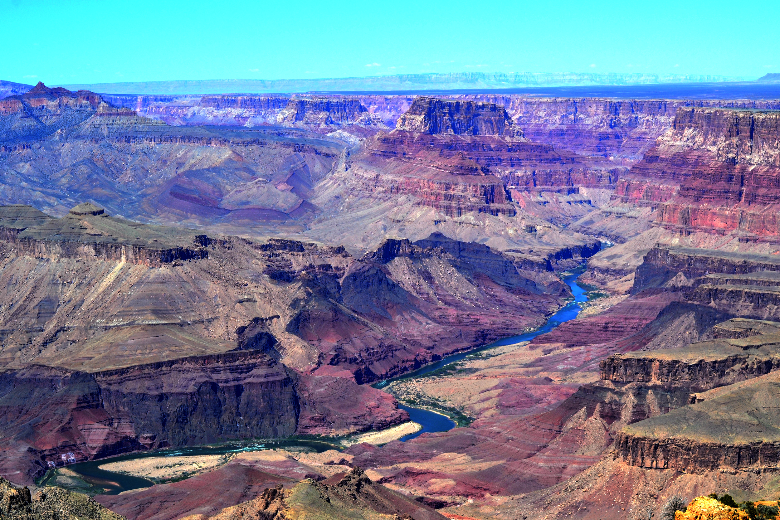 The Grand Canyon, again. Can you believe that tiny little river formed this massive natural wonder?