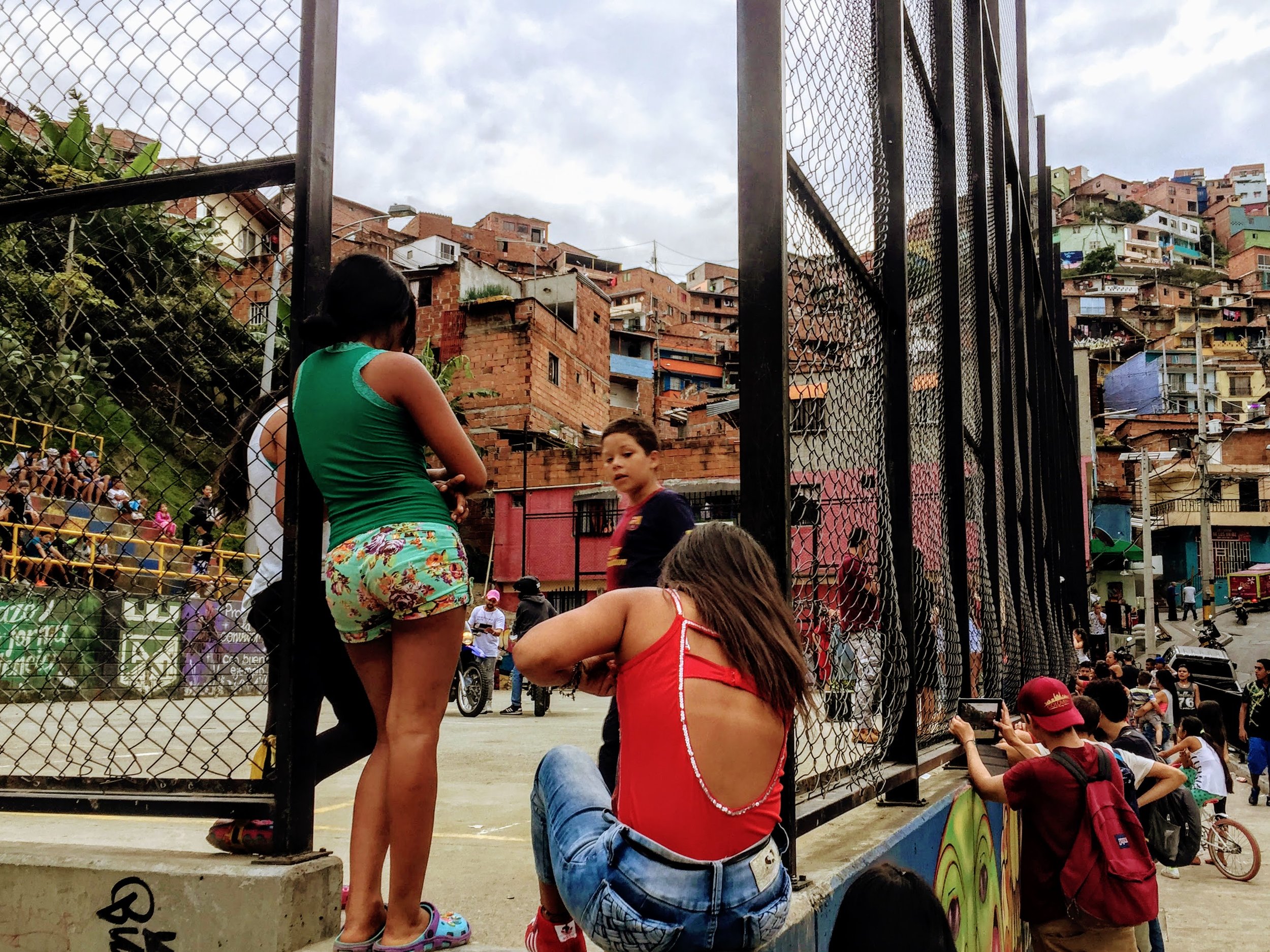 That time we stumbled upon a reggaeton music video being filmed in Medellin, Colombia - where some of the artists on this playlist were born. The genre originated in Puerto Rico.